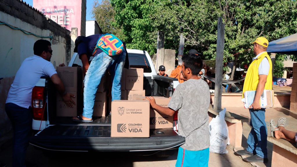Comunidad Wiwa albergada en Riohacha recibió ayudas humanitarias