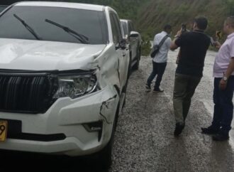 Senador Didier Lobo sufre accidente de tránsito en vía a Cartagena