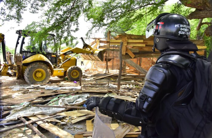 Desalojada invasión La Fortaleza: Administración Municipal continúa recuperando espacios en Valledupar 