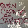 ¿Quién carajo es Caicedo? graffiti reaparece en el Colegio Nacional Loperena