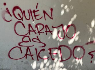 ¿Quién carajo es Caicedo? graffiti reaparece en el Colegio Nacional Loperena